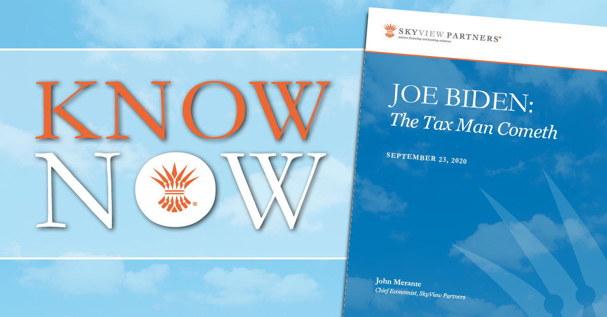 White Paper - Joe Biden: The Tax Man Cometh