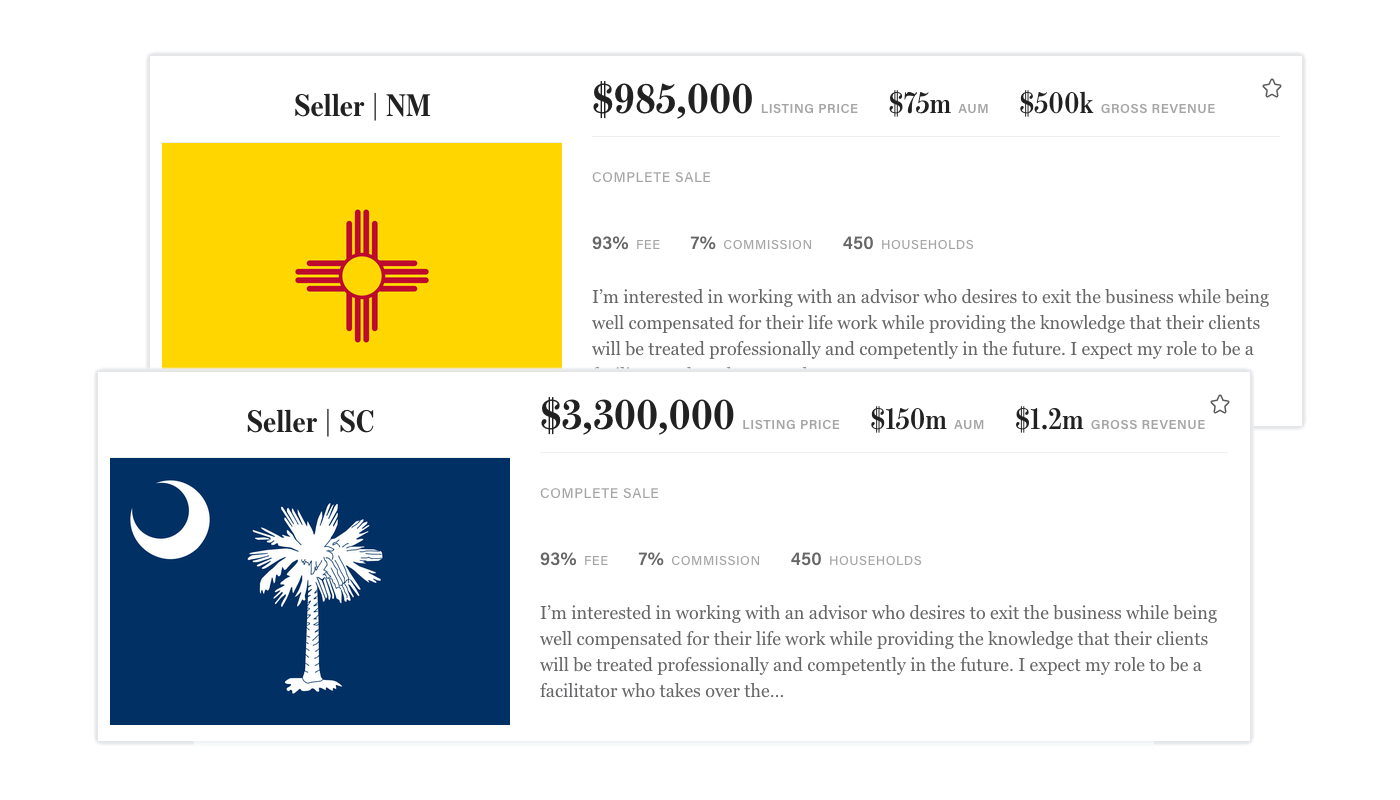 Image previewing the seller listing format