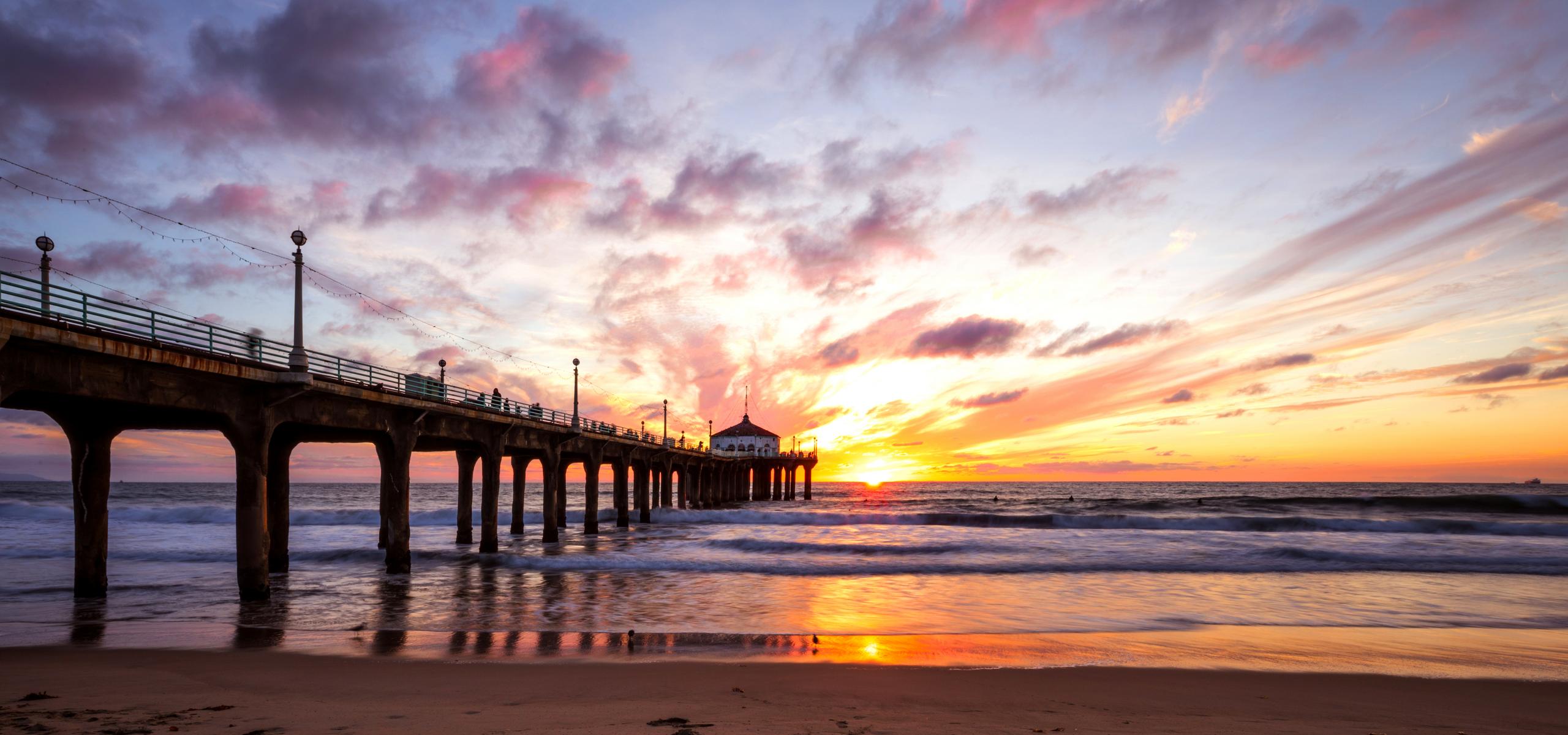 Ocean at sunset